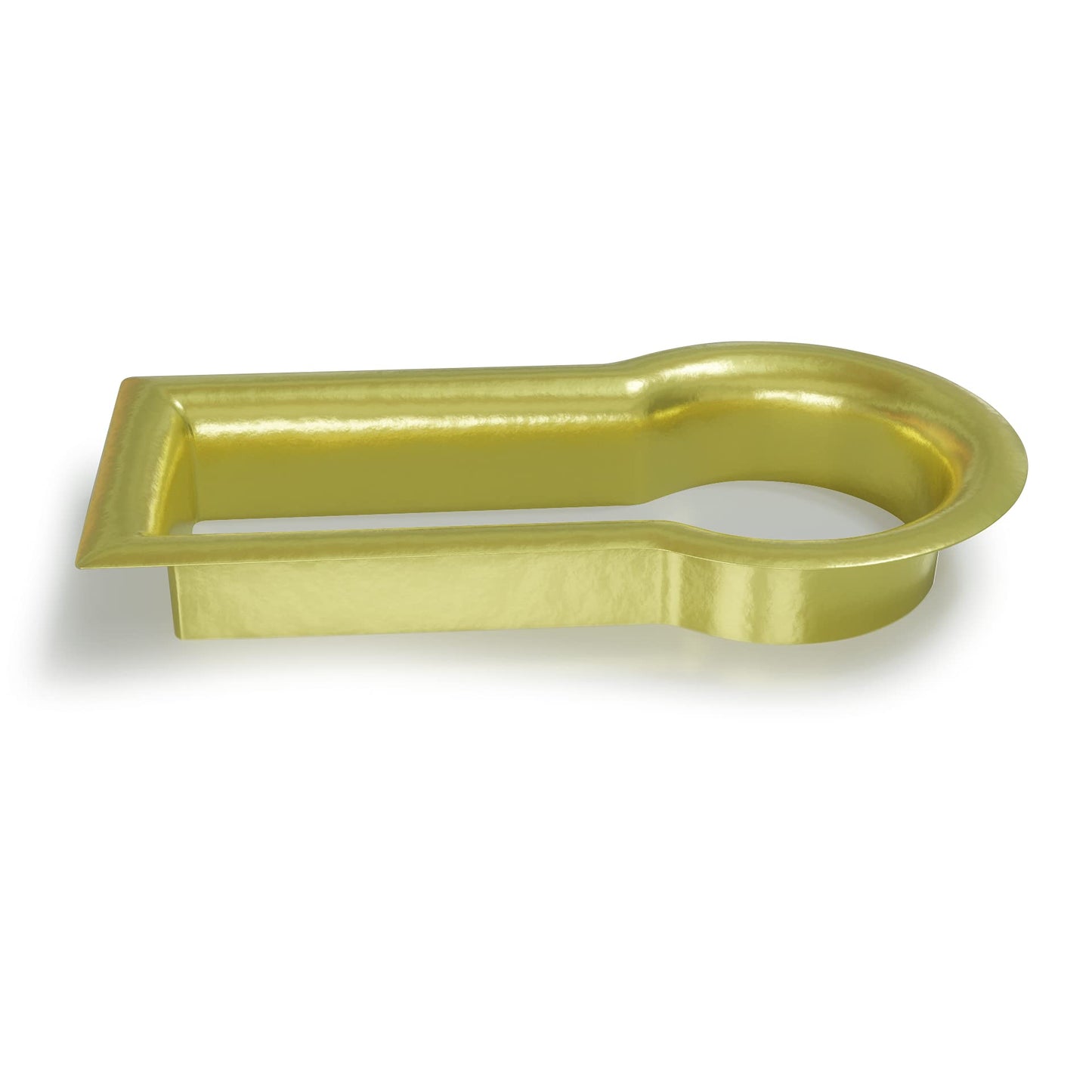 Fitted Keyhole Insert, Solid Brass B-3568SB I.D.:1/2' X 1/4", O.D. 5/8" X 3/8"