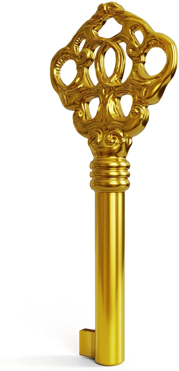 KYF-2 Solid Brass Reproduction Skeleton Key fits Most of The Howard Miller, S...