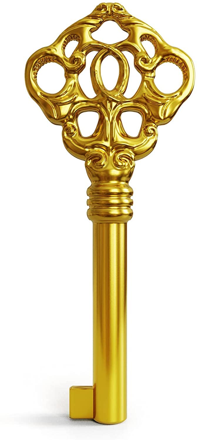 KYF-2 Solid Brass Reproduction Skeleton Key fits Most of The Howard Miller, S...