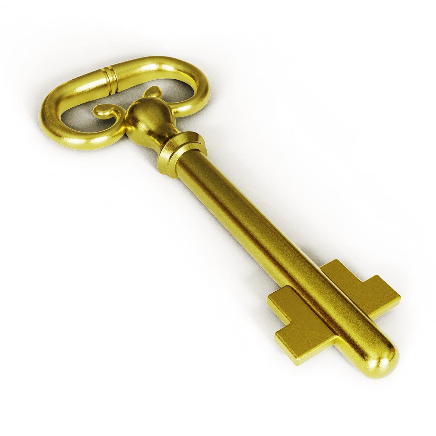 KY-8 D-1902 Roll Top Desk- Brass Plated Lock Key - (Pack of 1)