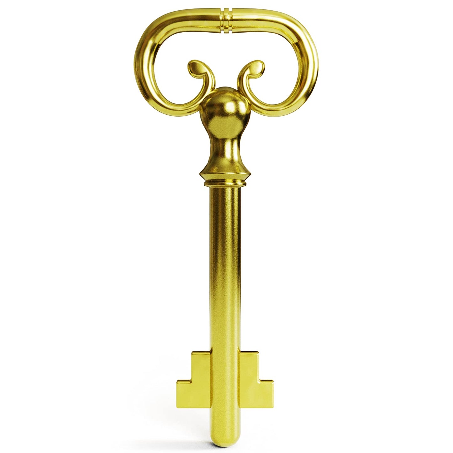KY-8 D-1902 Roll Top Desk- Brass Plated Lock Key - (Pack of 1)