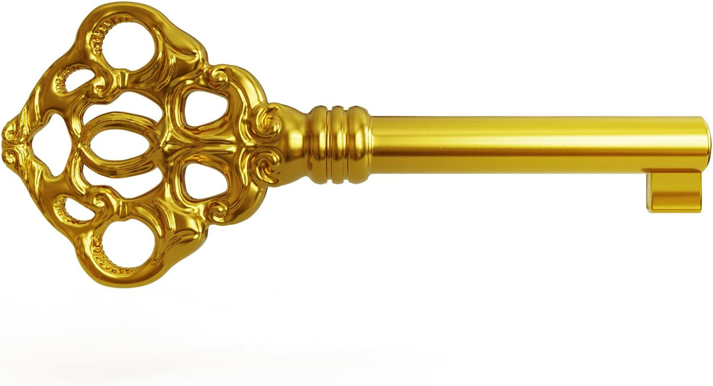 KYF-2 Solid Brass Reproduction Skeleton Key fits Most of The Howard Miller, Sligh, Pearl, Colonial and Seth Thomas Clocks - Fancy, Vintage and Old Furniture