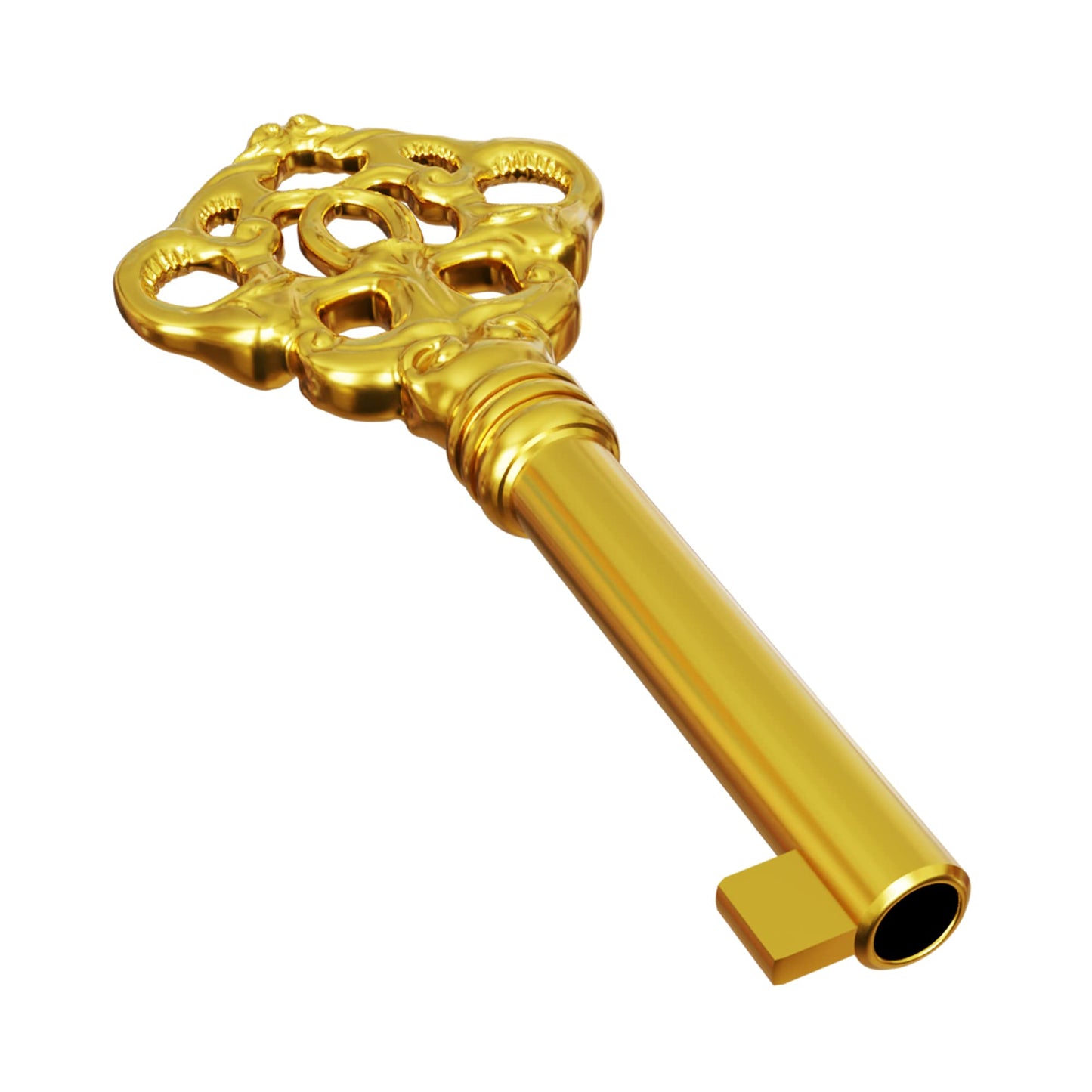 KYF-2 Solid Brass Reproduction Skeleton Key fits Most of The Howard Miller, S...