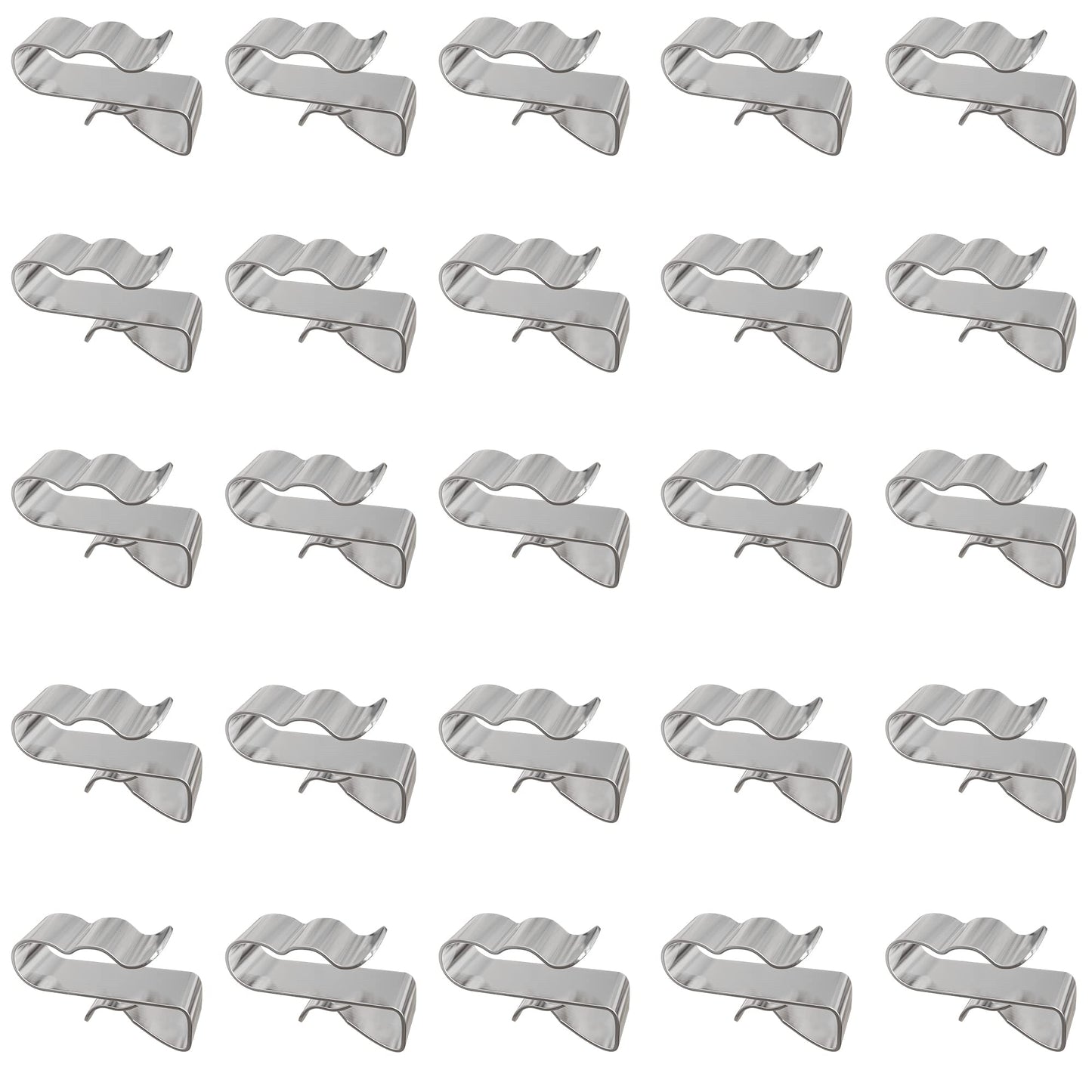 Trailer Frame Wire Clips Stainless Steel Cable Wire Organization for Fishing Boat Trailer, (25pcs)