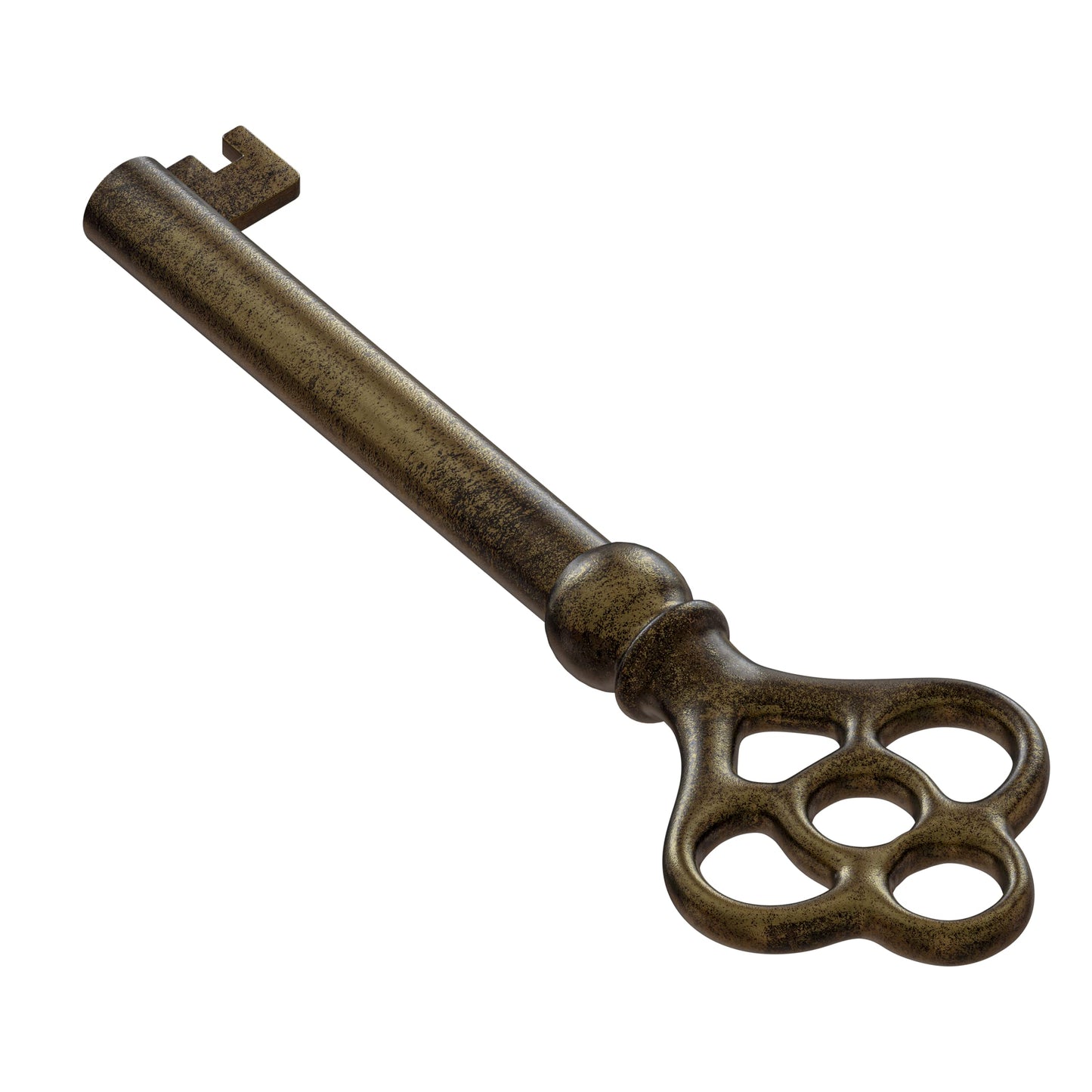KY-3 Hollow Barrel Replacement Skeleton Key (Pack of 2, Antique Brass)