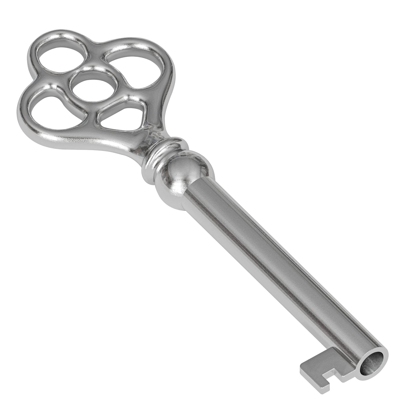 KY-3 Hollow Barrel Replacement Skeleton Key (Pack of 2, Nickel)