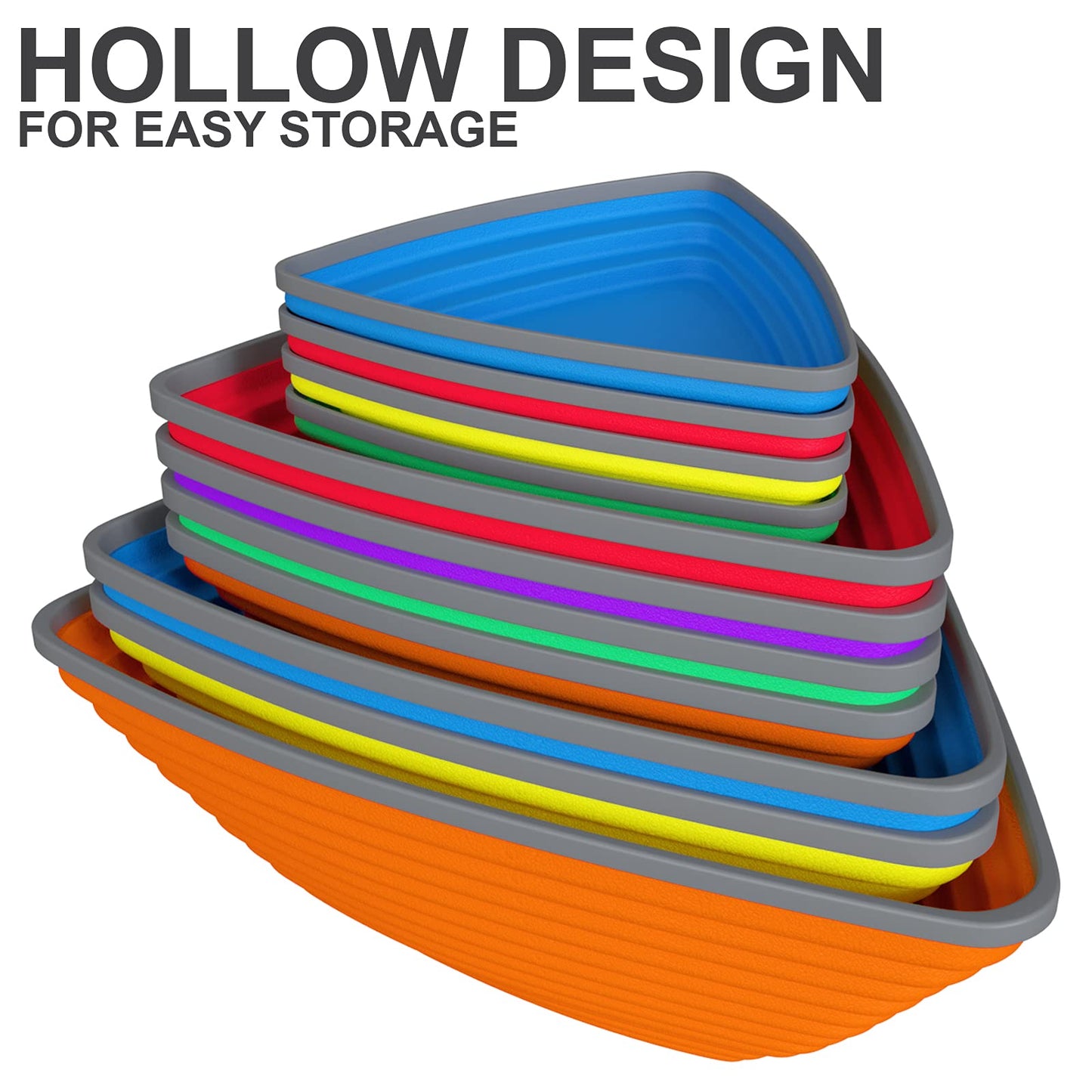 Stepping Stones for Kids Indoor & Outdoor Activity Slip-resistant help to Improve Coordination, Strength and Balance 11 pieces