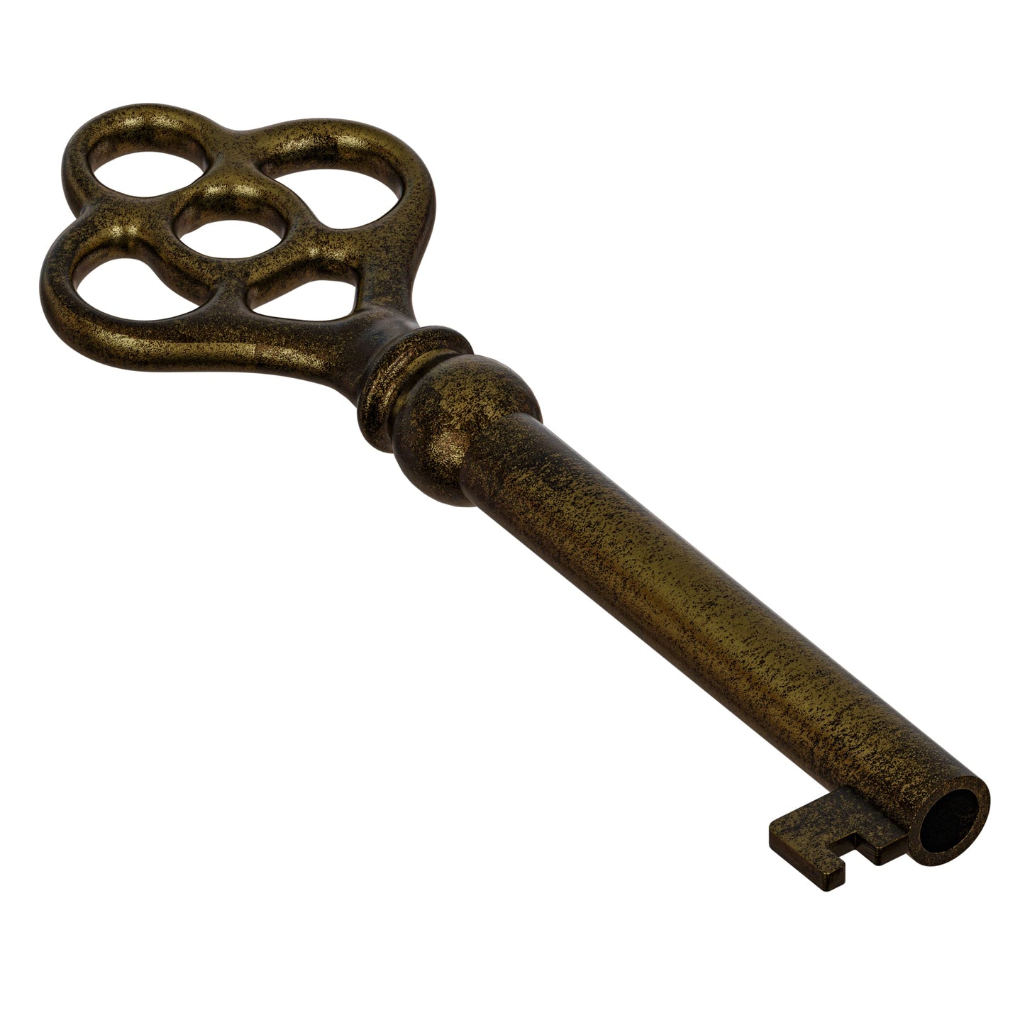 KY-3 Hollow Barrel Replacement Skeleton Key (Pack of 2, Antique Brass)