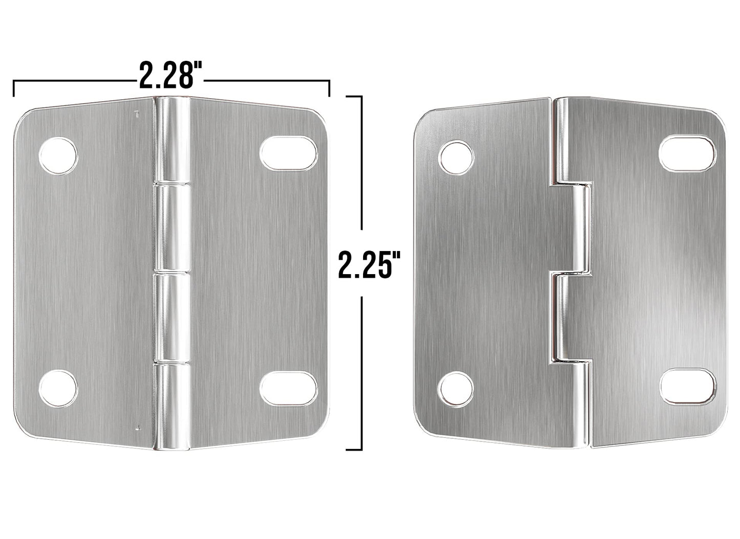 3 Pack Stainless Steel Hinges and Screws Set Replacement for Coleman Coolers