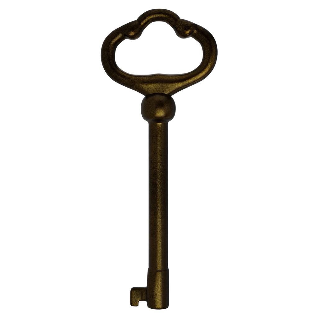 KY-2AB Antique Brass Plated Hollow Barrel Skeleton Key (Pack of 2)