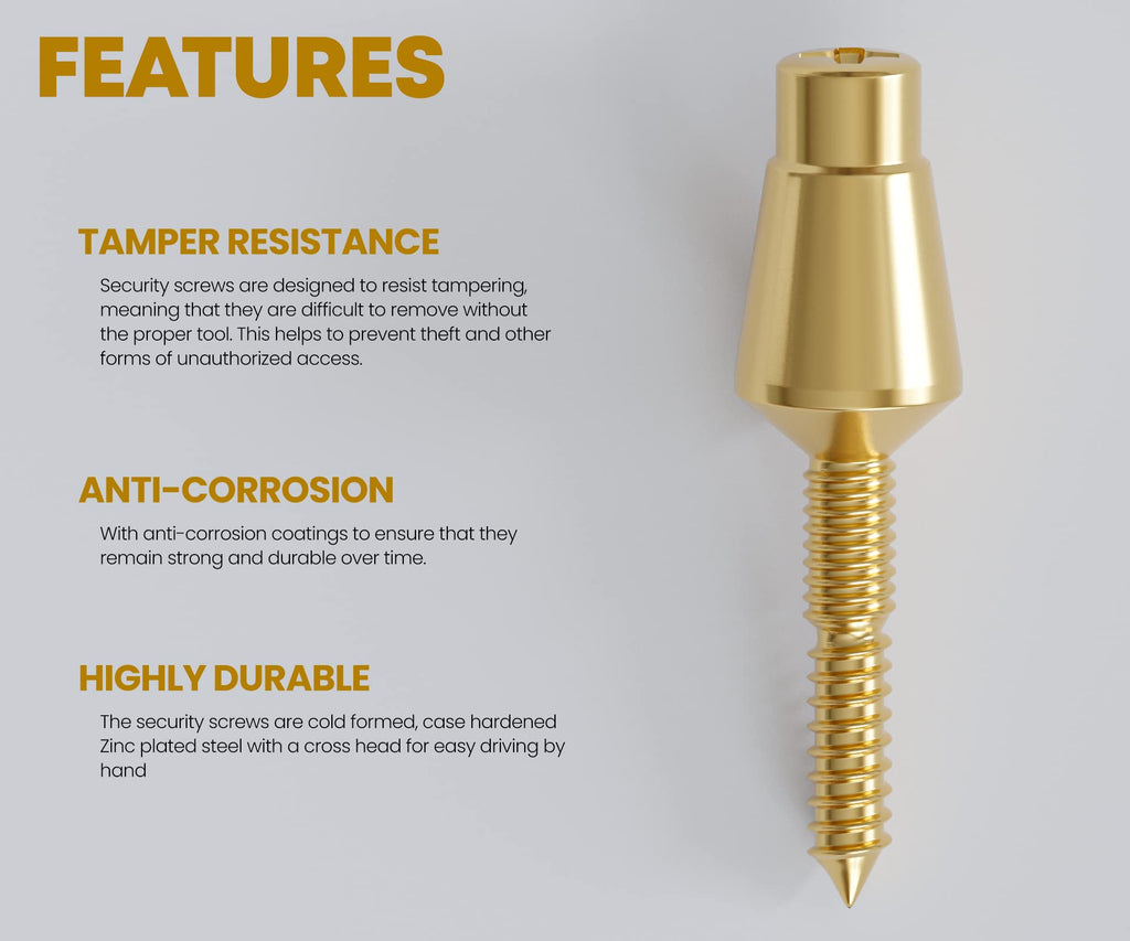 Door Hinge Screws for Door Security and Accessory Hinge Screws 6Pack