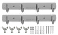 Heavy Duty Stainless Steel Rack Hanger Hook for BBQ Grill Utensils and Grill Accessories - Easy to Install for Indoor or Outdoor Use