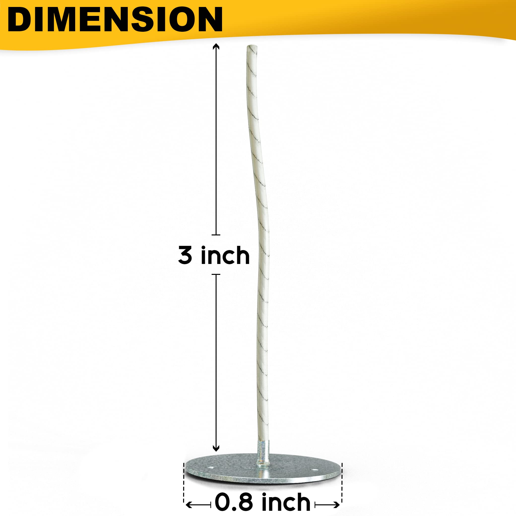 Votive Candle Aluminum Molds with 10 Wick Pins and 6" Candle Wick 100pcs for DIY Candle Making