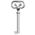 KY-7 Hollow Barrel Replacement Skeleton Key for Antique Cabinet, Drawers, Dressers, Old Furniture Locks (Pack of 1, Nickel)