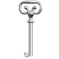 KY-7 Hollow Barrel Replacement Skeleton Key for Antique Cabinet, Drawers, Dressers, Old Furniture Locks (Pack of 1, Nickel)