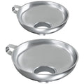 Wide Mouth Stainless Steel Canning Funnel - for Wide and Regular Mason Jars, Food Grade Funnel Canning Supplies Set, 2 Pack