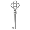 KY-3 Hollow Barrel Replacement Skeleton Key (Pack of 2, Nickel)