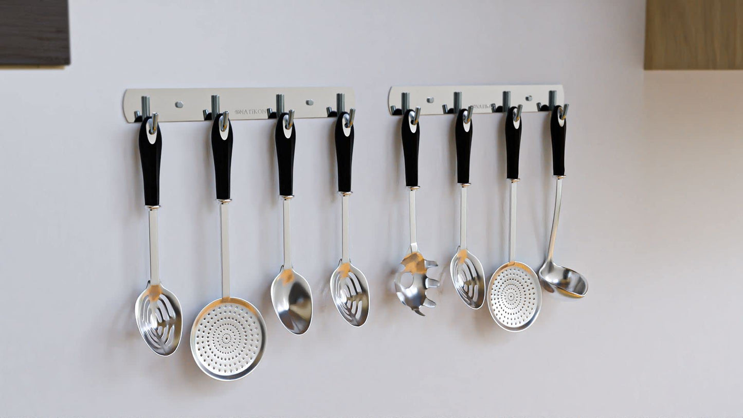 Heavy Duty Stainless Steel Rack Hanger Hook for BBQ Grill Utensils and Grill Accessories - Easy to Install for Indoor or Outdoor Use