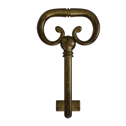 KY-8B D-1902 Roll Top Desk Antique Brass Plated Hollow Lock Key- (Pack of 1)