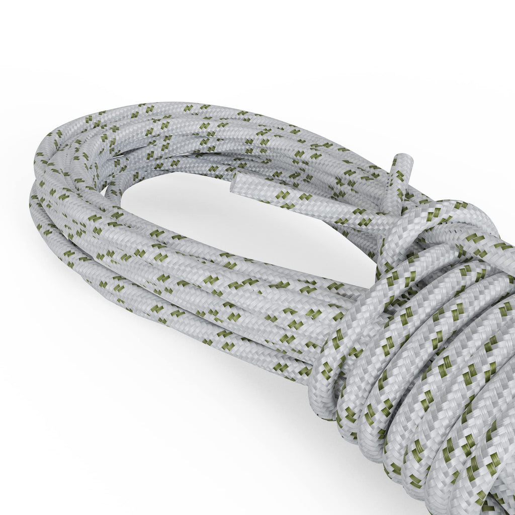 Patio Umbrella Cord Line Rope Heavy Duty Replacement String Green Dot (50 ft)