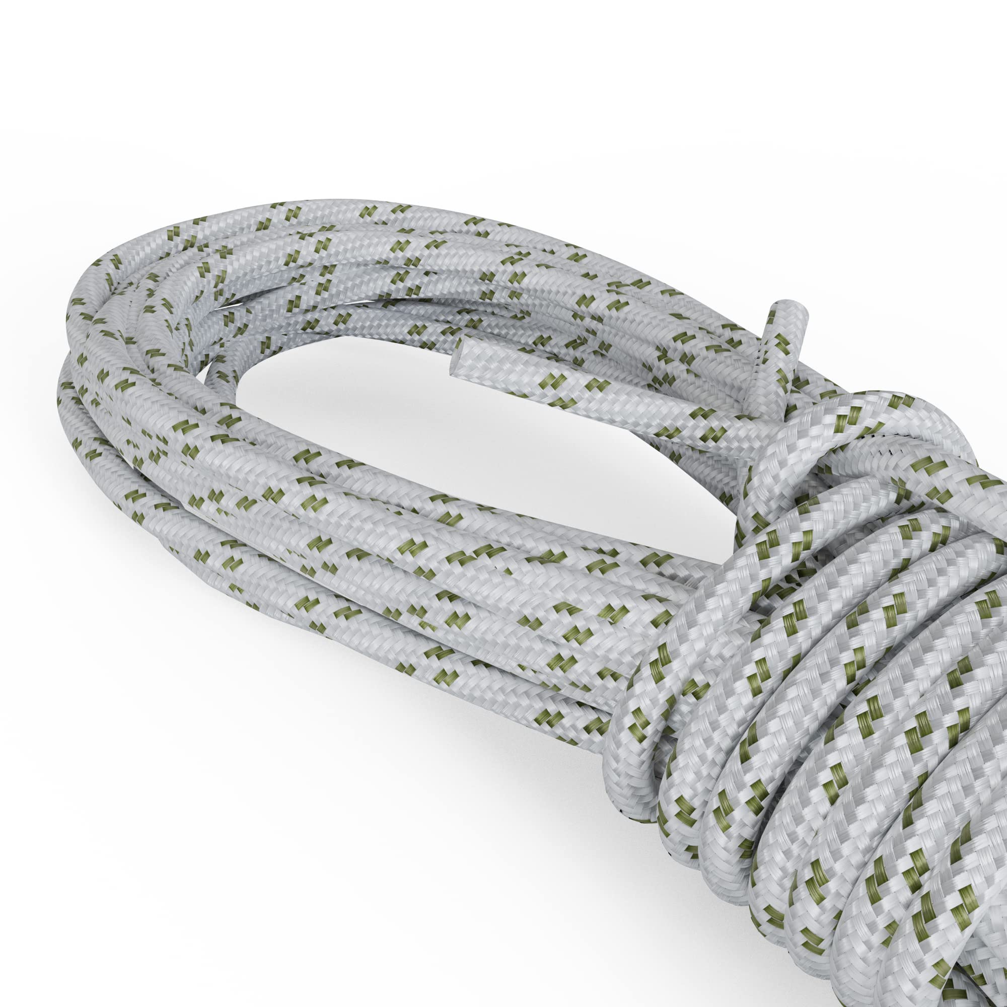 Patio Umbrella Cord Line Rope Heavy Duty Replacement String Green Dot (50 ft)