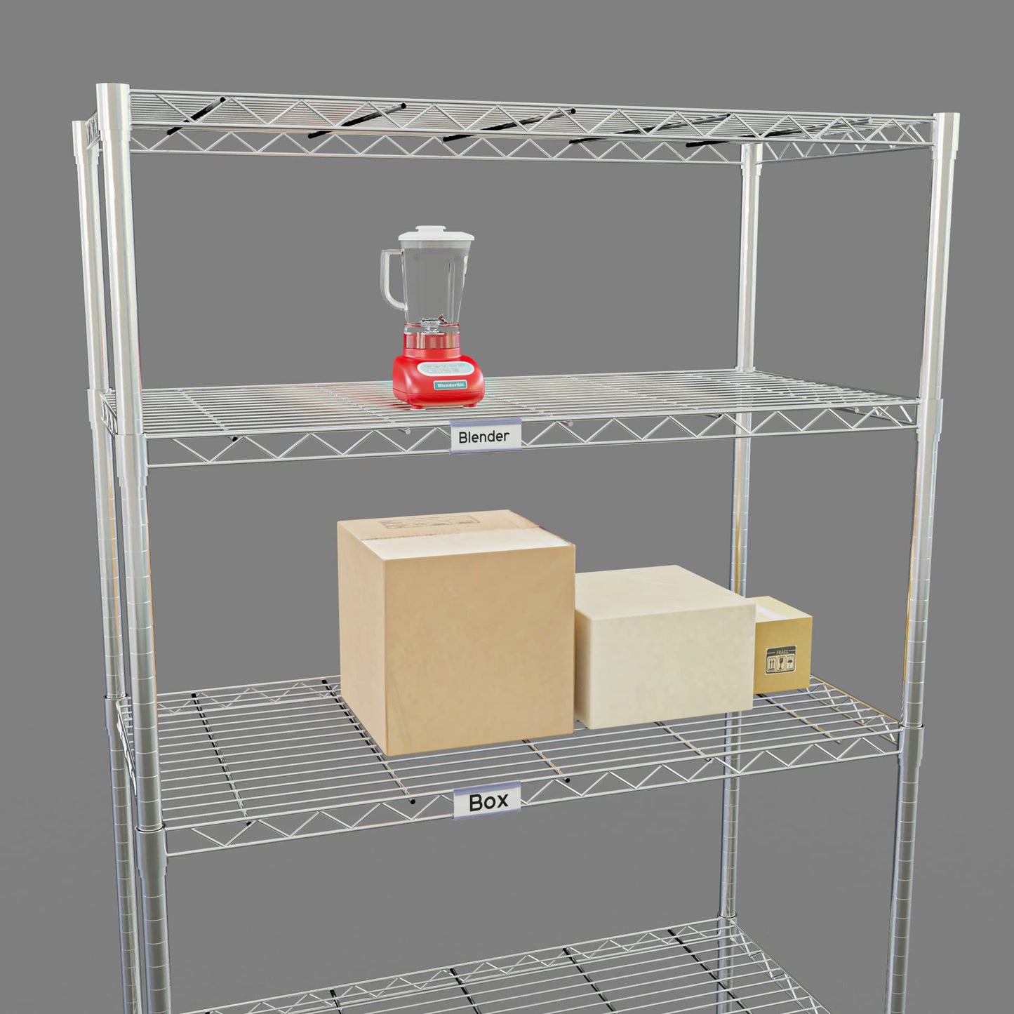 Wire Plastic Shelf Label Holders, Plastic Rack Label Clip Holder for Home, Of...