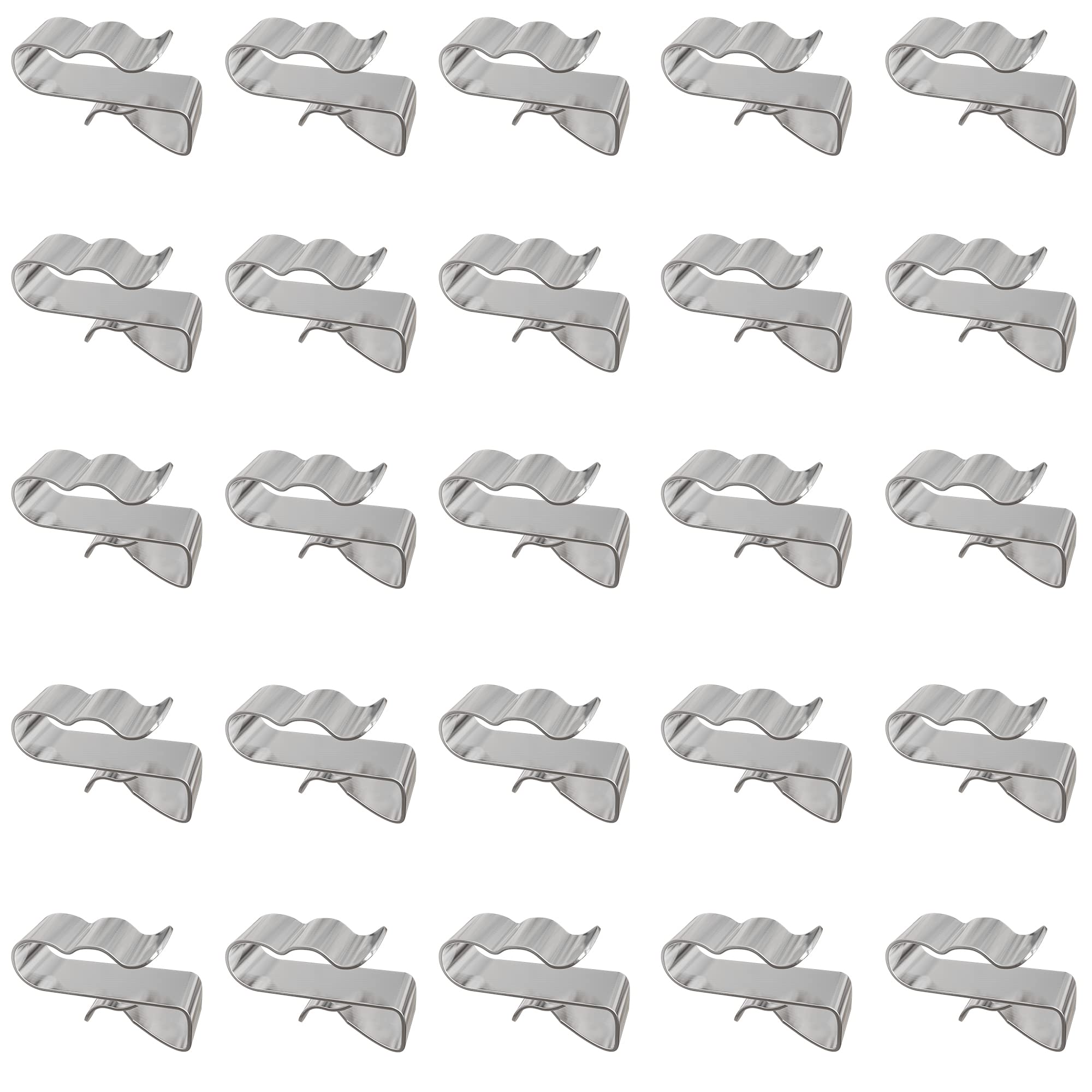 Trailer Frame Wire Clips Stainless Steel Cable Wire Organization for Fishing Boat Trailer, (25pcs)