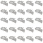 Trailer Frame Wire Clips Stainless Steel Cable Wire Organization for Fishing Boat Trailer, (25pcs)