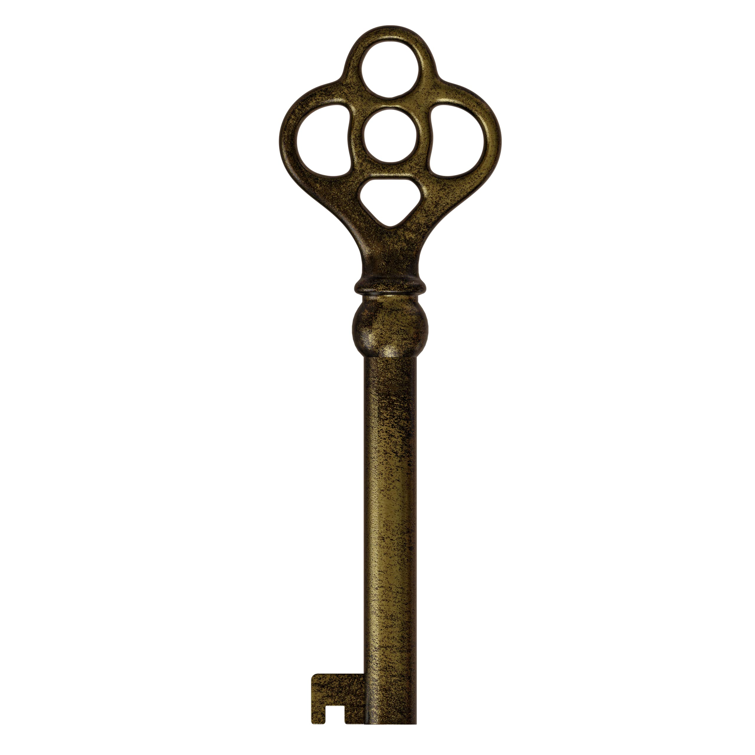 KY-3 Hollow Barrel Replacement Skeleton Key (Pack of 2, Antique Brass)