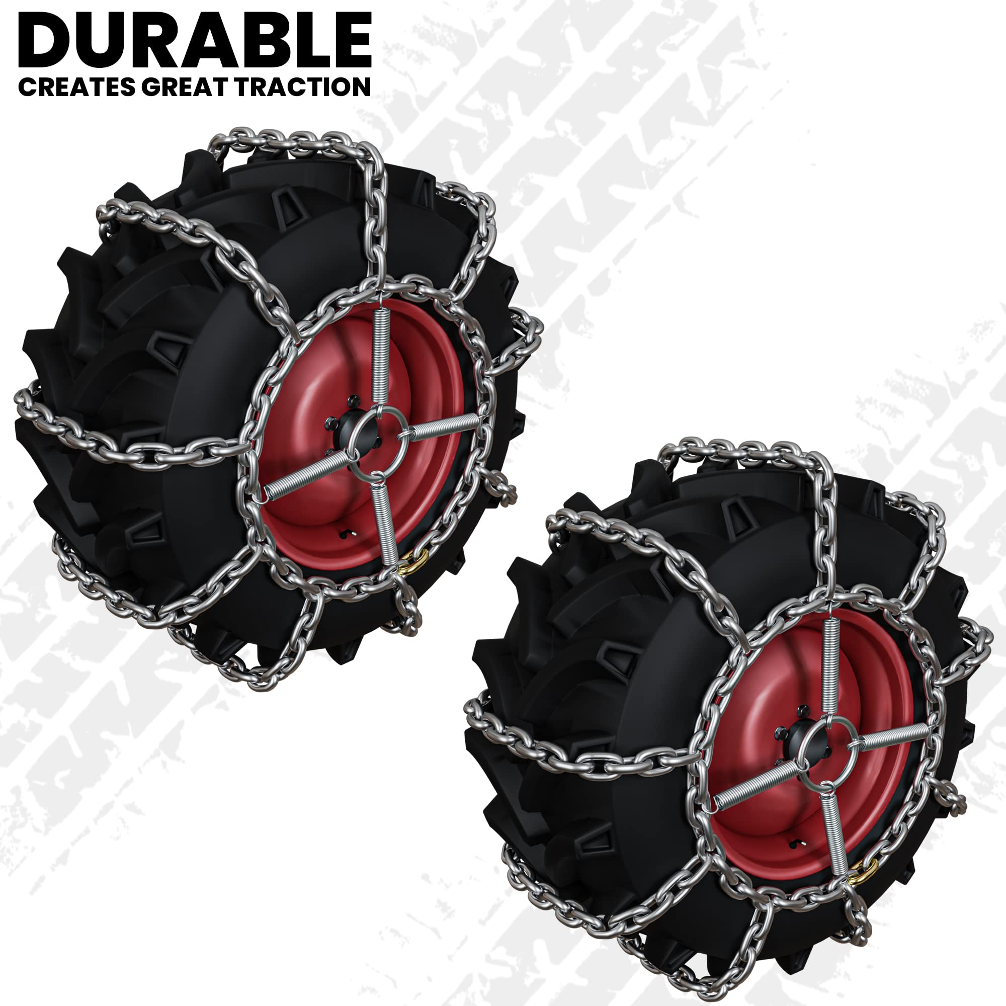 Tire Chain Tensioners fit 23x10.5x12 Garden Tractors Riders Snow Blower (1 Pair)