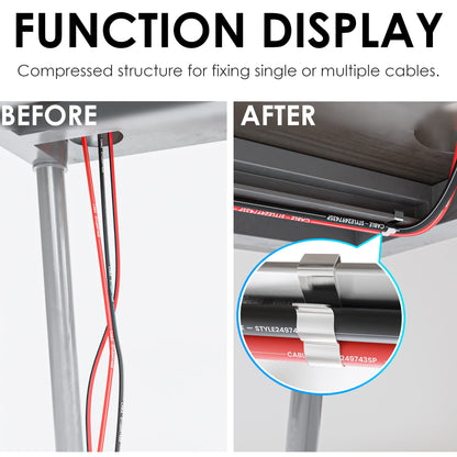 Trailer Frame Wire Clips Stainless Steel Cable Wire Organization for Fishing Boat Trailer, (25pcs)