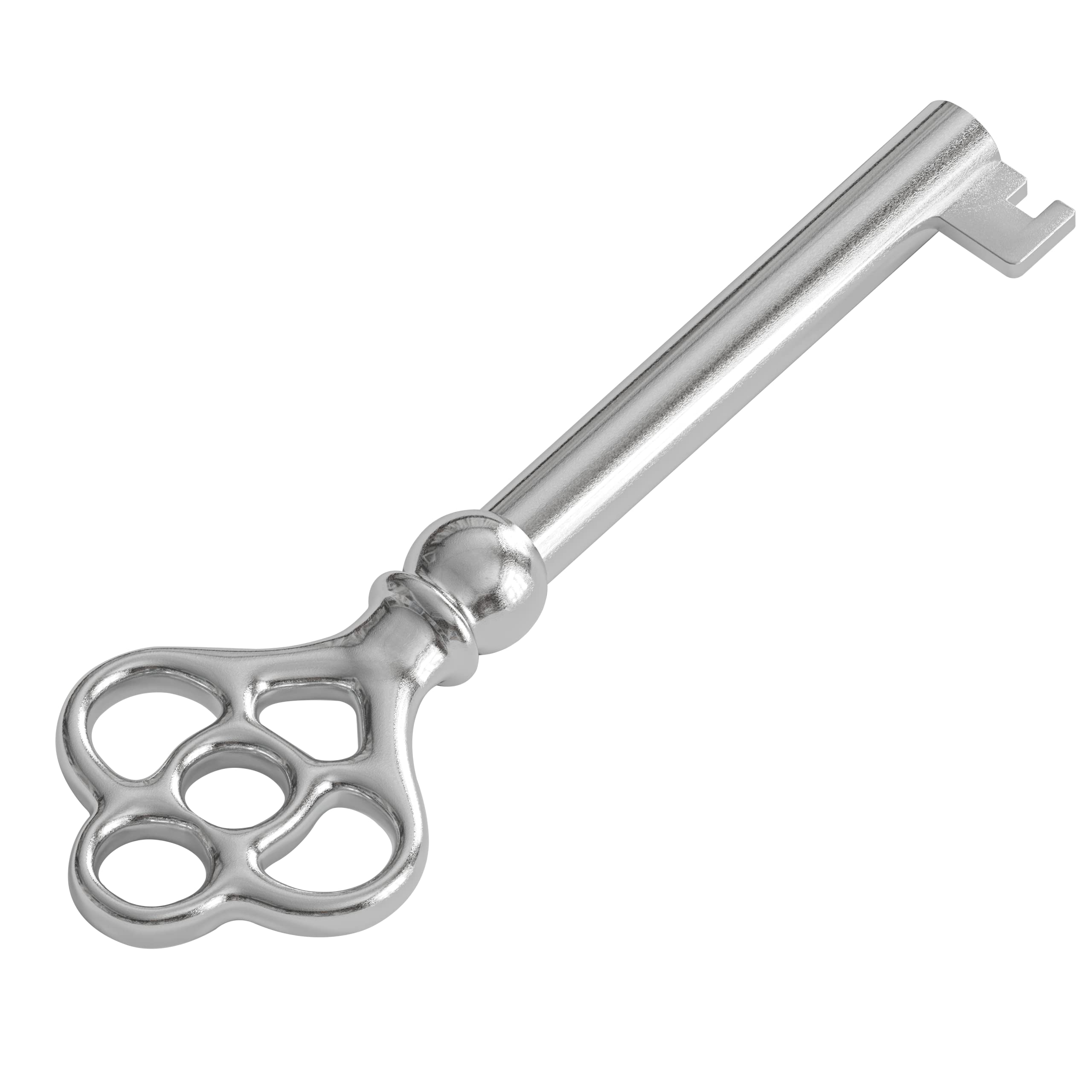 KY-3 Hollow Barrel Replacement Skeleton Key (Pack of 2, Nickel)