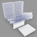 Wire Plastic Shelf Label Holders, Plastic Rack Label Clip Holder for Home, Of...