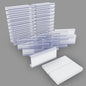 Wire Plastic Shelf Label Holders, Plastic Rack Label Clip Holder for Home, Of...