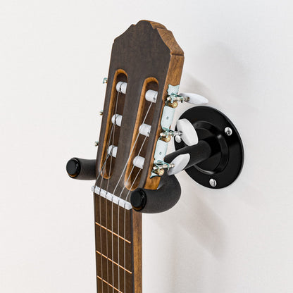 Guitar Wall Hanger Adjustable Wall Mount Hook Stand with Slat Wall Adapter 10pcs